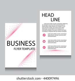 Vector Brochure Flyer design Layout template, Front page and back page, templates, website, Editable vector illustration, Abstract background, A4.