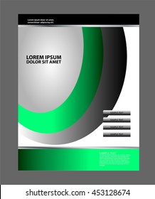 Vector Brochure Flyer design Layout template, technology design
