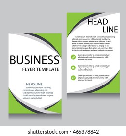 Vector Brochure Flyer design Layout template, Front page and back page, templates, website, Editable vector illustration, Abstract background, A4.
