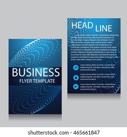 Vector Brochure Flyer design Layout template, Front page and back page, templates, website, Editable vector illustration, Abstract background, A4.