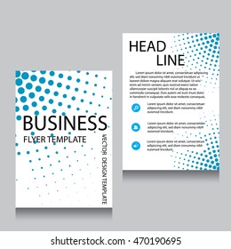 Vector Brochure Flyer design Layout template, Front page and back page, templates, website, Editable vector illustration, Abstract background, A4.