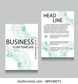 Vector Brochure Flyer design Layout template, Front page and back page, templates, website, Editable vector illustration, Abstract background, A4.
