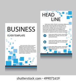 Vector Brochure Flyer design Layout template, Front page and back page, templates, website, Editable vector illustration, Abstract background, A4.
