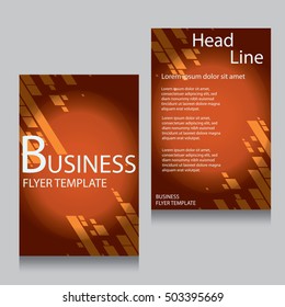 Vector Brochure Flyer design Layout template, Front page and back page, templates, website, Editable vector illustration, Abstract background, A4.
