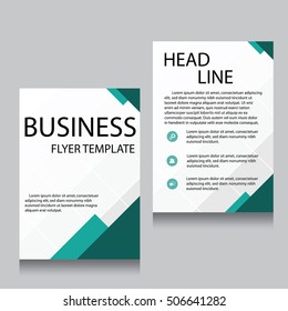 Vector Brochure Flyer design Layout template, Front page and back page, templates, website, Editable vector illustration, Abstract background, A4.
