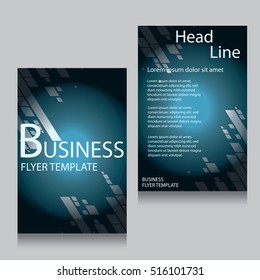 Vector Brochure Flyer design Layout template, Front page and back page, templates, website, Editable vector illustration, Abstract background, A4.