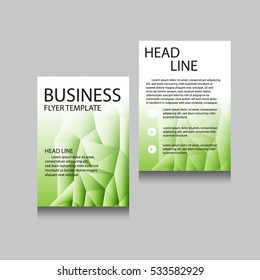 Vector Brochure Flyer design Layout template, Front page and back page, templates, website, Editable vector illustration, Abstract background, A4.
