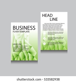 Vector Brochure Flyer design Layout template, Front page and back page, templates, website, Editable vector illustration, Abstract background, A4.