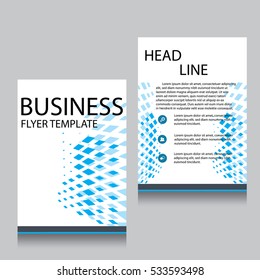 Vector Brochure Flyer design Layout template, Front page and back page, templates, website, Editable vector illustration, Abstract background, A4.