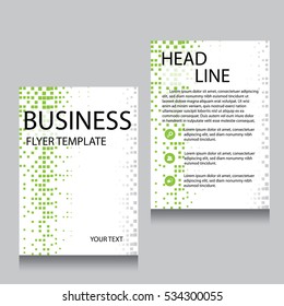 Vector Brochure Flyer design Layout template, Front page and back page, templates, website, Editable vector illustration, Abstract background, A4.