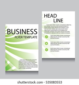 Vector Brochure Flyer design Layout template, Front page and back page, templates, website, Editable vector illustration, Abstract background, A4.