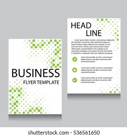 Vector Brochure Flyer design Layout template, Front page and back page, templates, website, Editable vector illustration, Abstract background, A4.