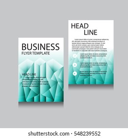 Vector Brochure Flyer design Layout template, Front page and back page, templates, website, Editable vector illustration, Abstract background, A4.