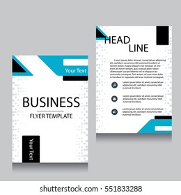 Vector Brochure Flyer design Layout template, Front page and back page, templates, website, Editable vector illustration, Abstract background, A4.