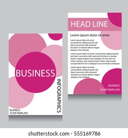 Vector Brochure Flyer design Layout template, Front page and back page, templates, website, Editable vector illustration, Abstract background, A4.