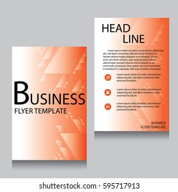 Vector Brochure Flyer design Layout template, Front page and back page, templates, website, Editable vector illustration, Abstract background, A4.