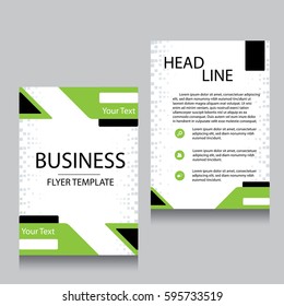 Vector Brochure Flyer design Layout template, Front page and back page, templates, website, Editable vector illustration, Abstract background, A4.