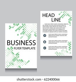 Vector Brochure Flyer design Layout template, Front page and back page, templates, website, Editable vector illustration, Abstract background, A4.