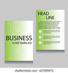 Vector Brochure Flyer design Layout template, Front page and back page, templates, website, Editable vector illustration, Abstract background, A4.