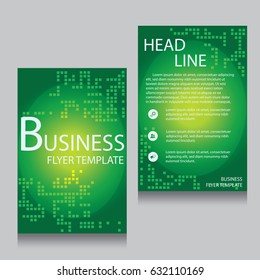 Vector Brochure Flyer design Layout template, Front page and back page, templates, website, Editable vector illustration, Abstract background, A4.