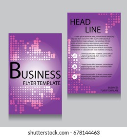 Vector Brochure Flyer design Layout template, Front page and back page, templates, website, Editable vector illustration, Abstract background, A4.