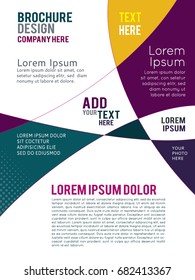 Vector Brochure Flyer design Layout template - brochure design or flyer