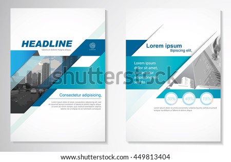 vector brochure flyer design layout template のベクター画像素材