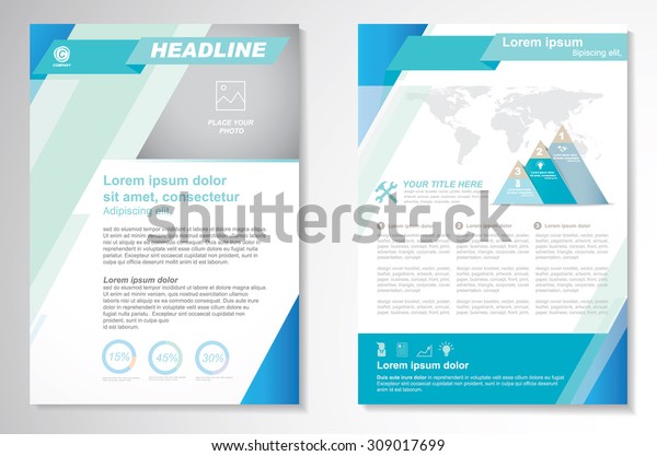 Vector Broschure Flyer Design Layout Vorlage Stock Vektorgrafik Lizenzfrei