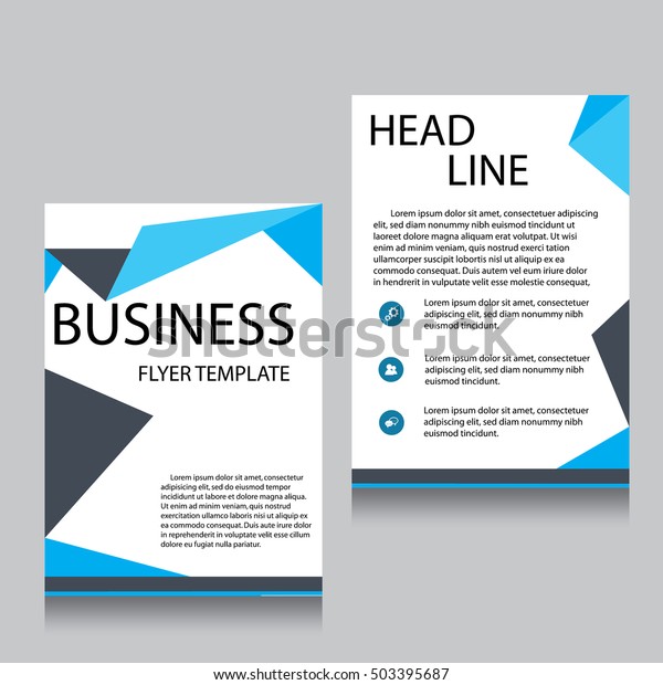 vector brochure flyer design layout template stock vector flyer website templates