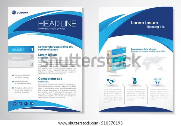 Vector Broschure Flyer Design Layout Vorlage Stock Vektorgrafik Lizenzfrei