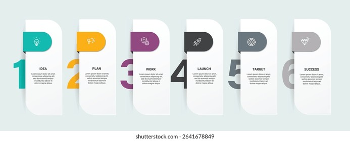 Vector brochure flyer design template
