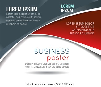 Vector brochure, flyer, magazine cover & poster template