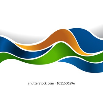 Vector brochure, flyer, magazine cover & poster template