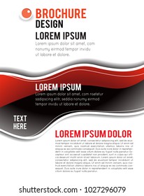 Vector brochure, flyer, magazine cover & poster template