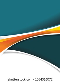Vector brochure, flyer, magazine cover & poster template