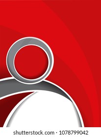 Vector brochure, flyer, magazine cover & poster template