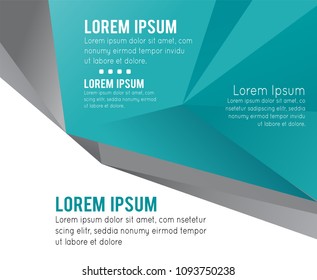 Vector brochure, flyer, magazine cover & poster template