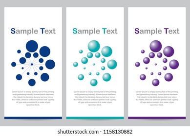 vector brochure, flyer, magazine cover & poster template for medical product.