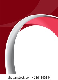 Vector brochure, flyer, magazine cover & poster template
