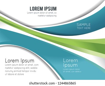 Vector brochure, flyer, magazine cover & poster template
