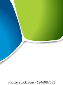 Vector brochure, flyer, magazine cover & poster template