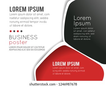 Vector brochure, flyer, magazine cover & poster template