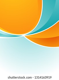 Vector brochure, flyer, magazine cover & poster template