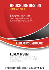 Vector brochure, flyer, magazine cover & poster template