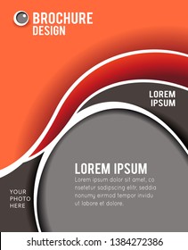 Vector brochure, flyer, magazine cover & poster template