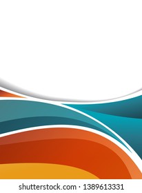 Vector brochure, flyer, magazine cover & poster template