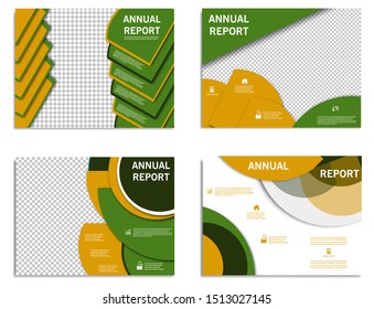 Vector brochure, flyer, magazine cover & poster template.