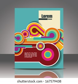 Vector  brochure, flyer, magazine cover & poster template