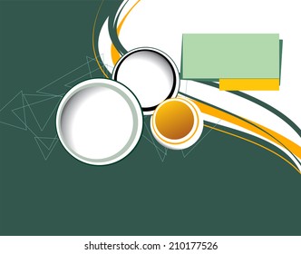 Vector brochure, flyer, magazine cover & poster template