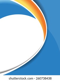 Vector brochure, flyer, magazine cover & poster template